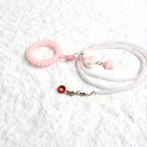 玄凤牡丹虎皮太阳放飞绳不伤镭射伸缩超轻户外遛鸟鹦鹉外出牵引绳