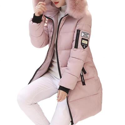 2025 New Winter Coat Women's Jacket Neckline Long Basic