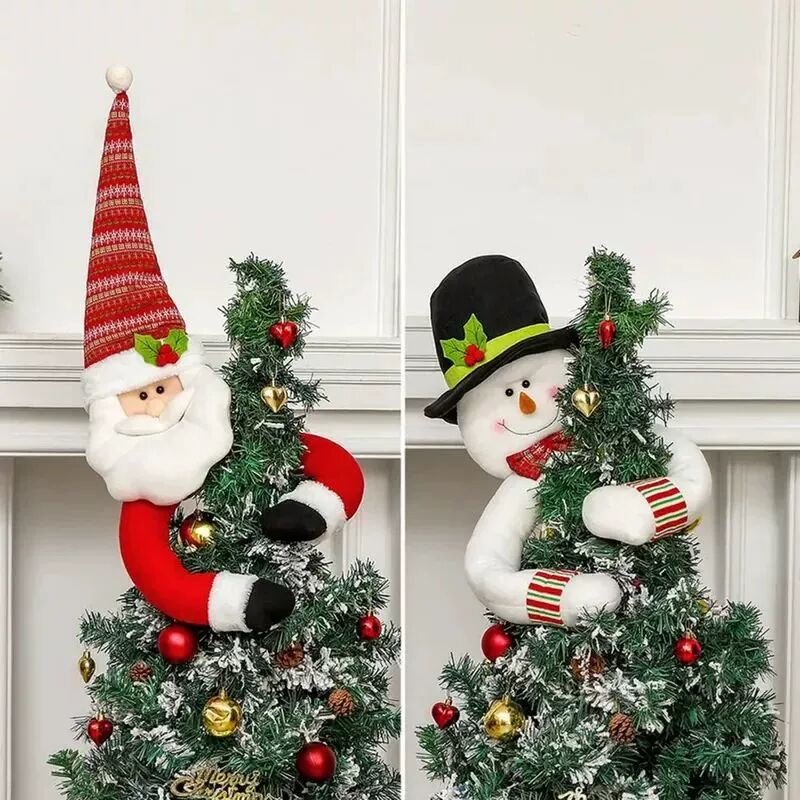 Hugs The trees Doll Santa Claus Christmas Tree Ornaments Fes