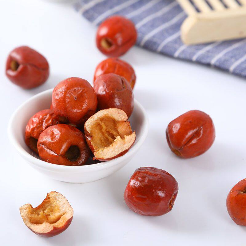 新黄骅脆冬枣香酥脆枣无核冬脆枣酥即食红枣干枣脆灰枣空心零食包