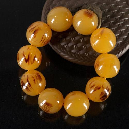 20mm西藏牦牛角手串牛骨手链