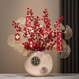 2025新年装饰摆件过年氛围布置客厅蛇年春节贺年喜庆家里屋内福桶