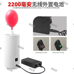 户外摆摊打枪气球电动充电款打气筒打气泵爱华3号小气球打靶