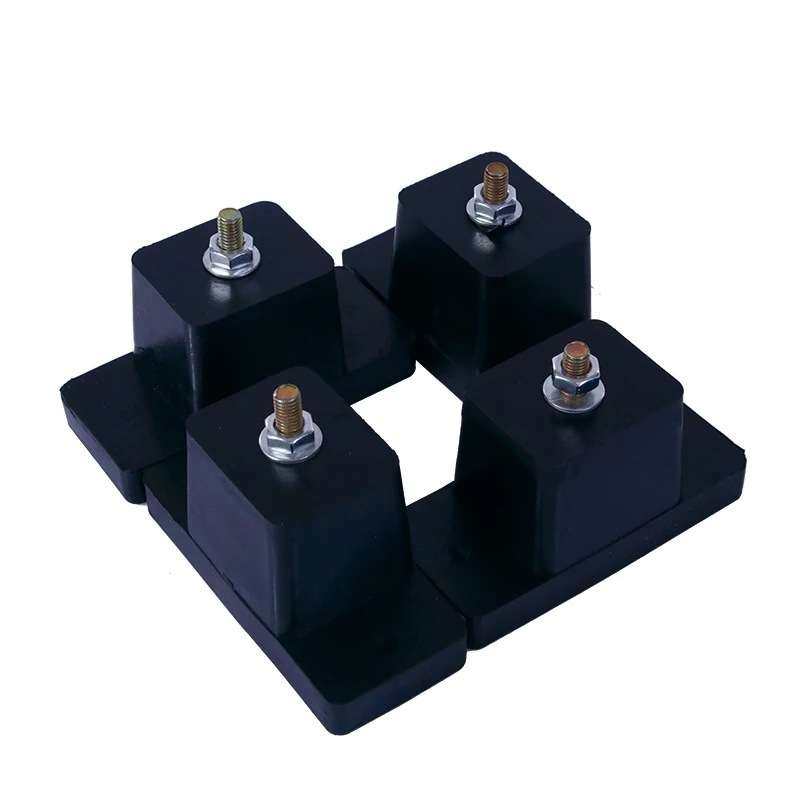 空调外机中央空调脚防震底座室外机降噪橡胶垫减震通用空调减震垫