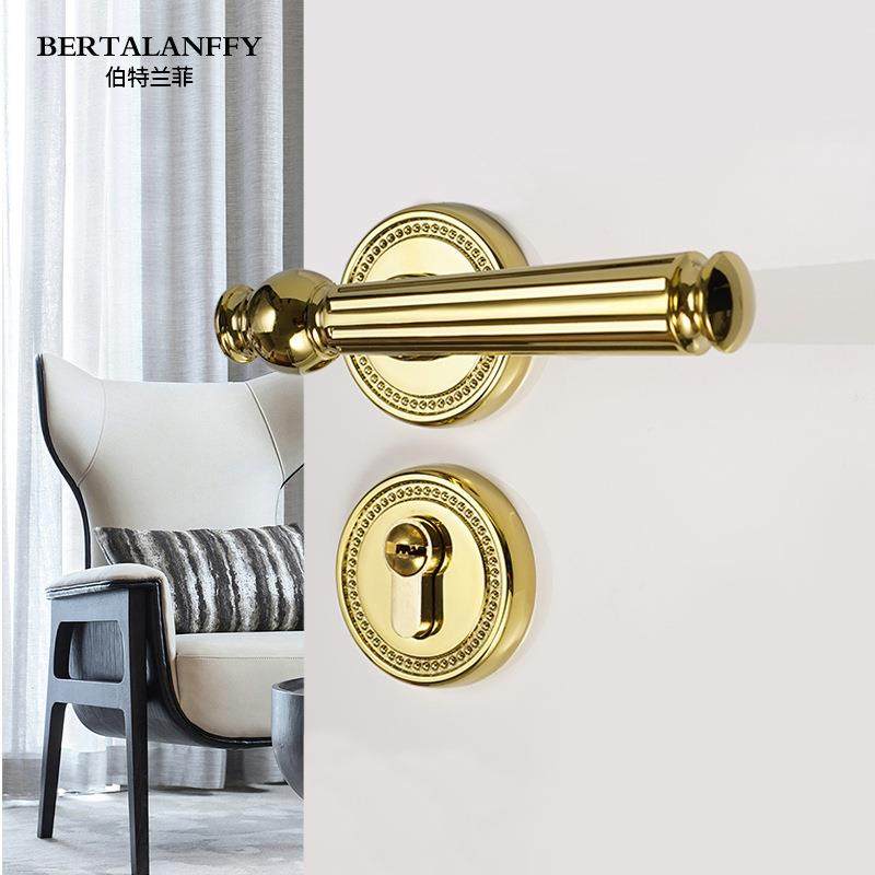 锌合金法式金色门锁室内木门分体锁卧室房门锁磁吸门把手轻奢风,鲜花速递/花卉仿真/绿植园艺,割草机/草坪机,淘宝优惠券,粉丝福利购,淘宝优惠卷