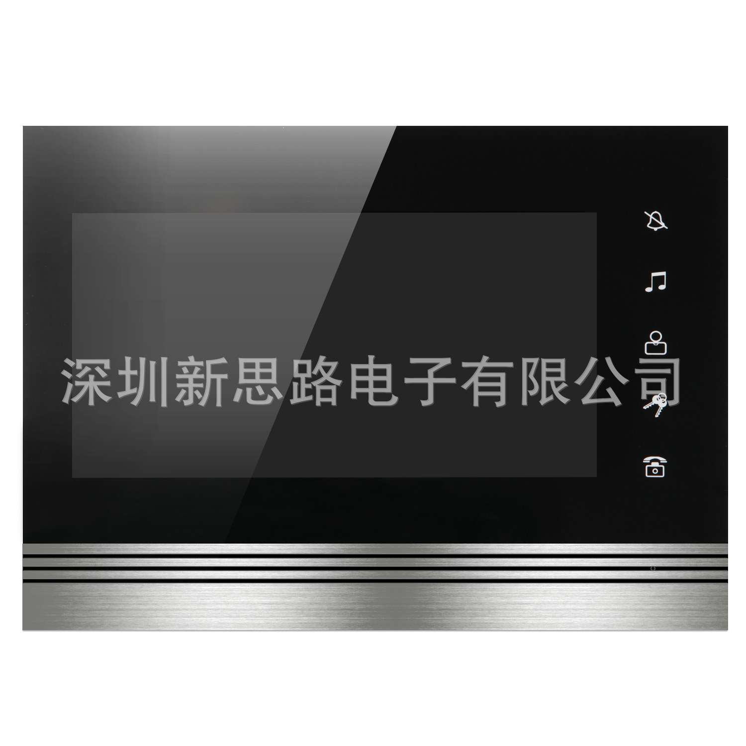 7英寸彩色可视对讲门铃家用高清有线别墅智能楼宇视频监控