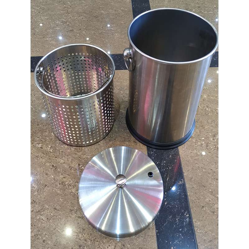 南方高身矮身圆形不锈钢隔渣桶茶渣茶水收集桶茶室茶楼商用茶水桶