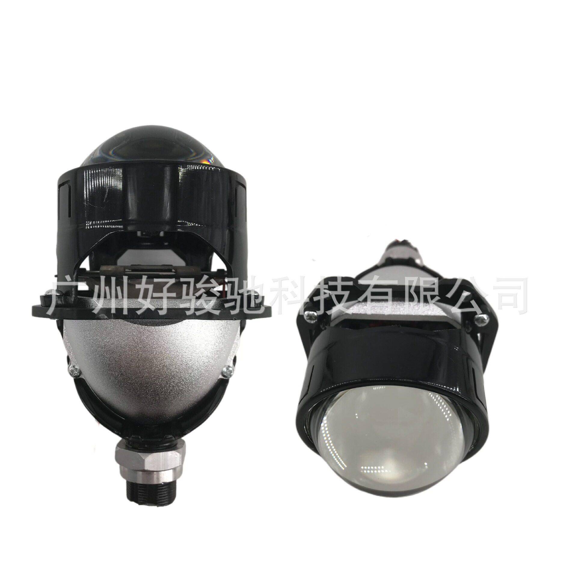 透镜大灯2.5寸LED双光透镜灯杯通用无损款大灯透镜前照灯