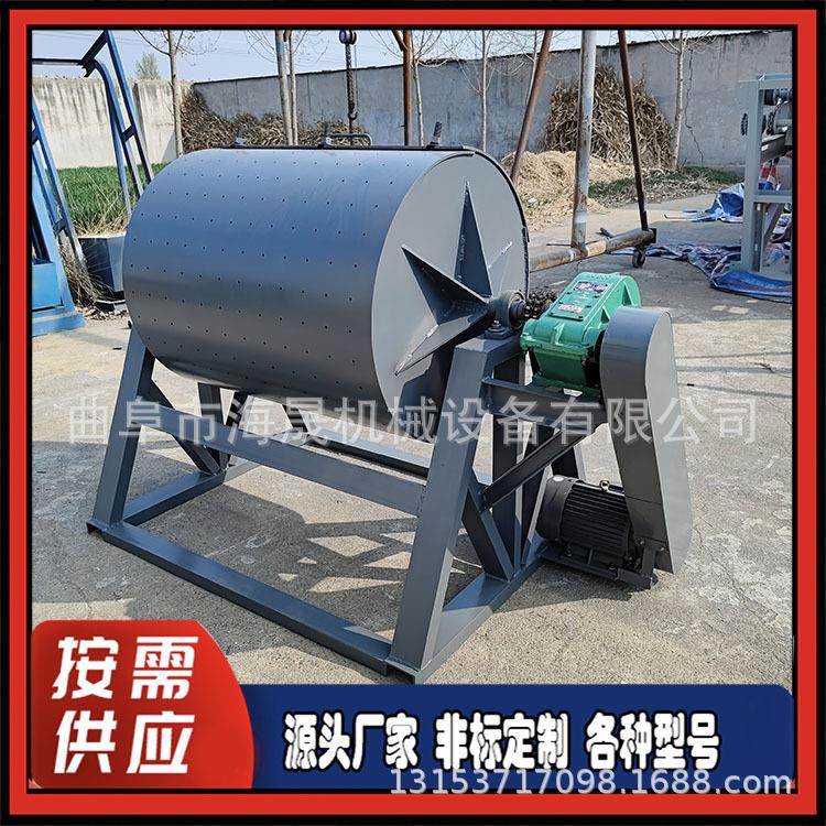 螺丝螺帽除锈机 废旧钢铁批量研磨机 园林石材六角滚筒抛光机