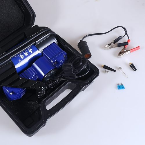 嘉西德0377双缸车载充气泵便携汽车轮胎打气泵12v车用电动加气机