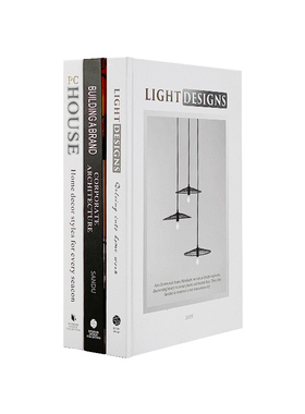 现代简约欧式轻奢精装硬皮封面仿真书摆件样板房售楼处书房饰品