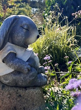 摆件户外庭院兔子家居落地大号阳台布置造景幼儿园花园装饰礼品