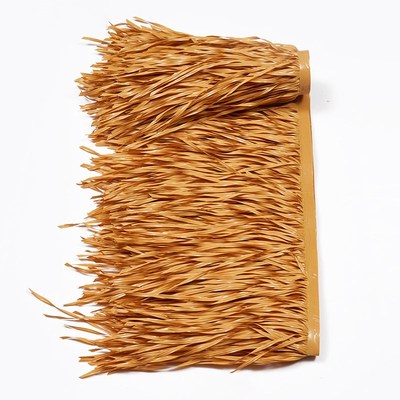 扭花藤仿真茅草屋顶稻草凉亭户外塑料毛草棚屋檐景区民宿庭院装饰