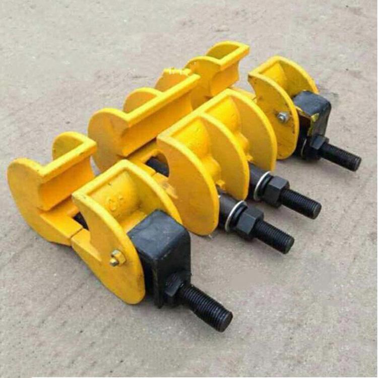 现货钢轨接头无孔加紧装置无孔夹紧器钢轨无孔夹具