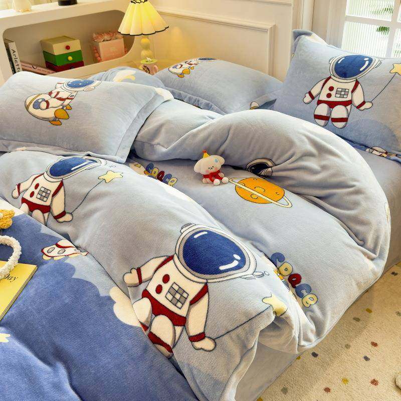 牛奶珊瑚绒床上四件套双面法兰绒加厚加绒儿童被套床单三件套冬季,鲜花速递/花卉仿真/绿植园艺,割草机/草坪机,淘宝优惠券,粉丝福利购,淘宝优惠卷