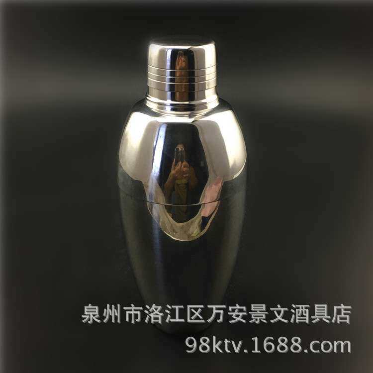 不锈钢调酒壶雪克壶三段式调酒鸡尾酒摇杯摇壶700ml