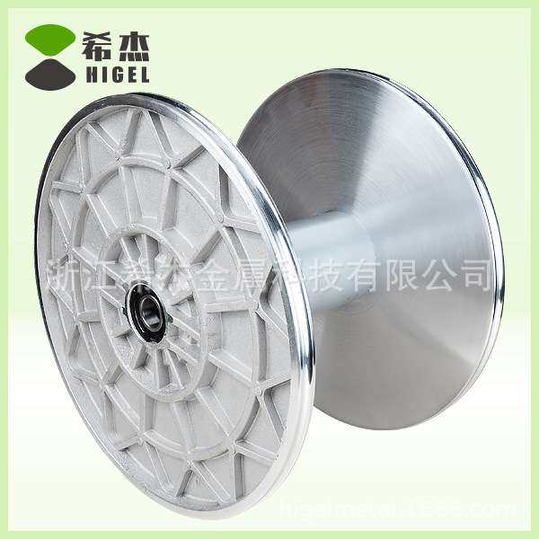 希杰铝盘头,300MM*260MM,织带机钩编机专用,加厚加重不爆盘