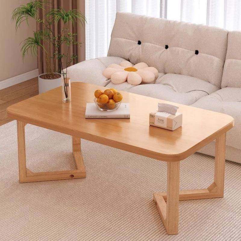 茶几客厅家用小户型实木腿简易茶桌新款高端办公室桌子