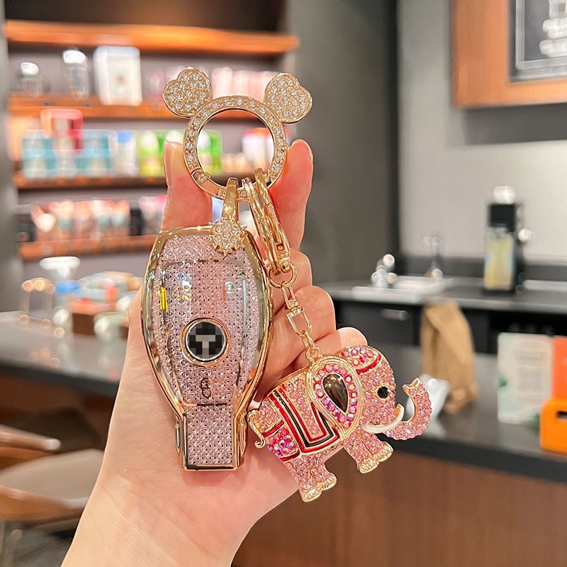 适用于钥匙套c260l壳e300l包glc车gla/gle扣rs级c200威霆clab