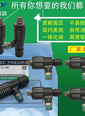 排气节流阀ASV310F/ASV410F/510F-01-02-03-04-06S*08S*10S*12S