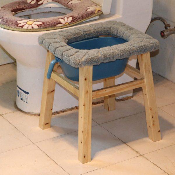 实木坐便椅老人孕妇坐便器厕所凳病人大便座椅木质坐便凳家用便携