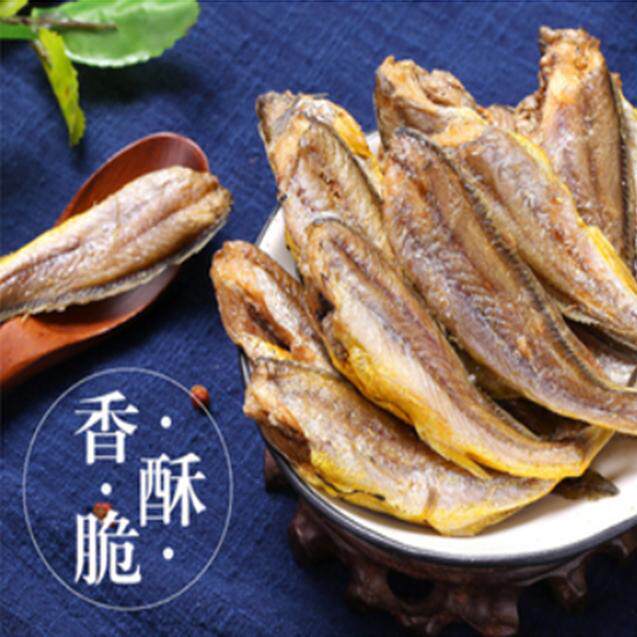 海鲜特产香酥小黄鱼海鲜香脆鱼干休闲即食品零食包邮250g新日期官