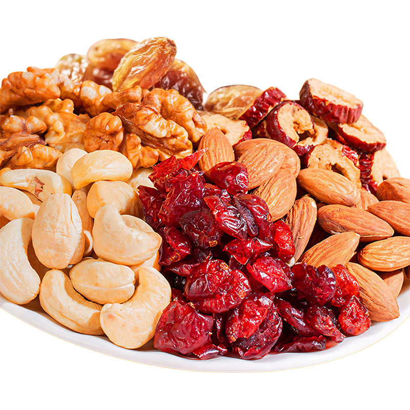 每日坚果600g混合果仁礼盒装 去壳独立小包装 坚果零食礼盒 12个