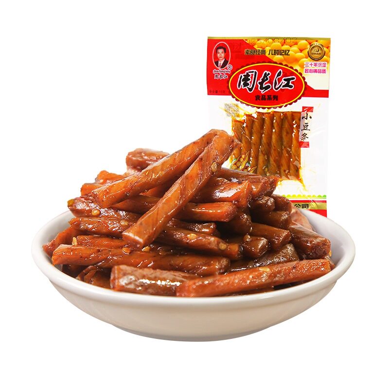 小豆条辣条豆筋麻辣小零食小吃牛
