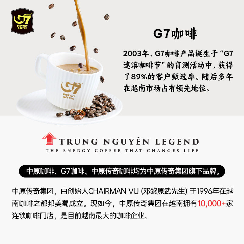 G7越南原装罗布斯塔豆速溶咖啡3