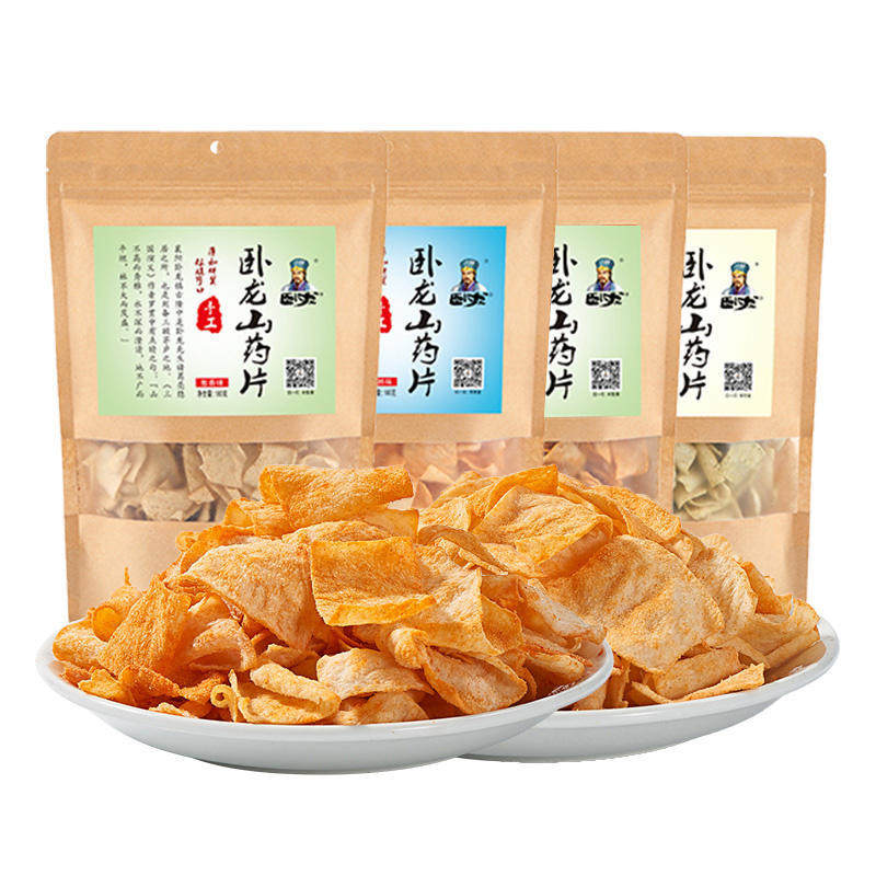 山药脆片手工怀山山药片休闲零食锅巴襄阳特产薯片办公室解馋官方