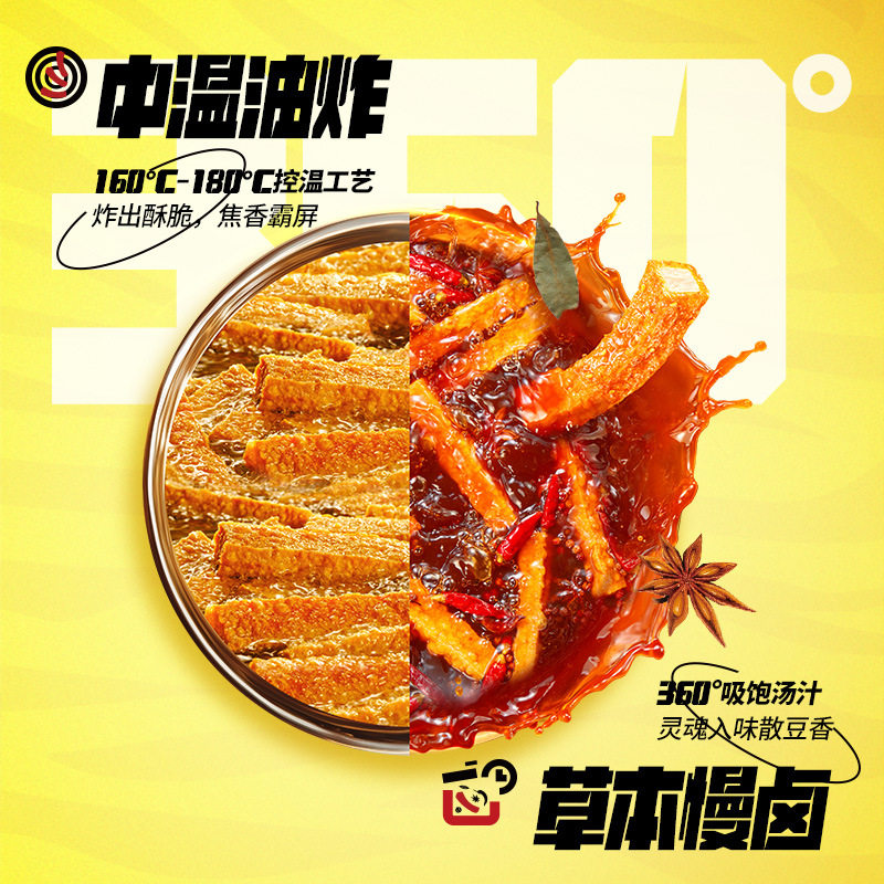 虎皮豆干卤味休闲零食小吃解馋追剧休闲食品香办公室干子官方旗舰