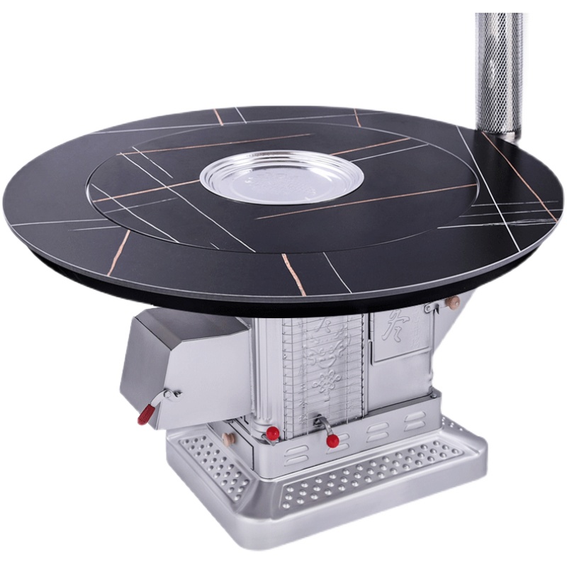 农村取暖炉家用室内无烟柴火炉柴煤两用高端气P化炉子烧煤炭烤火