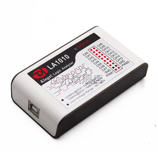 LA1010 USB 逻辑分析仪 100M采样率 16通道 可调阈值 2路PWM输出