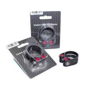 全碳纤维坐管夹无标锁死座杆夹27.2 山地公路自行车配件30.9 31.6