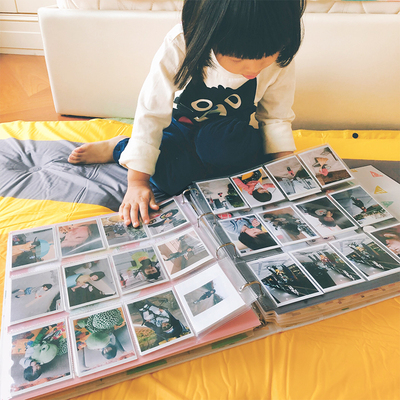 memobox大容量儿童成长相册拍立得纪念册家庭相册 宝宝出生礼物