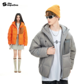 辛普森一家羽绒派克服冬季 百搭东北面包服防寒保暖厚外套情侣 新款