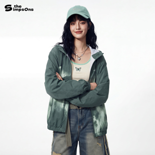 辛普森一家防晒衣山系皮肤衣美式风夏新款户外运动轻薄透气防晒服