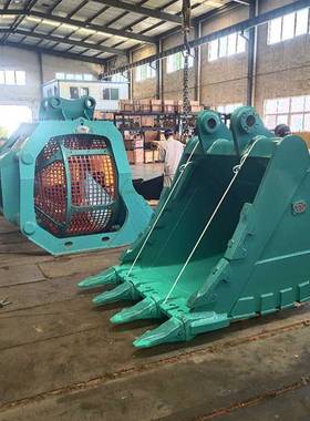 SK480挖机挖斗土方斗岩石斗工程机械配件钩机配件