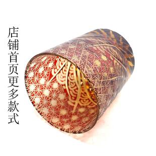 金致威士忌水晶玻璃酒杯江户切子手工雕刻浪涛菊威杯浪人风清酒