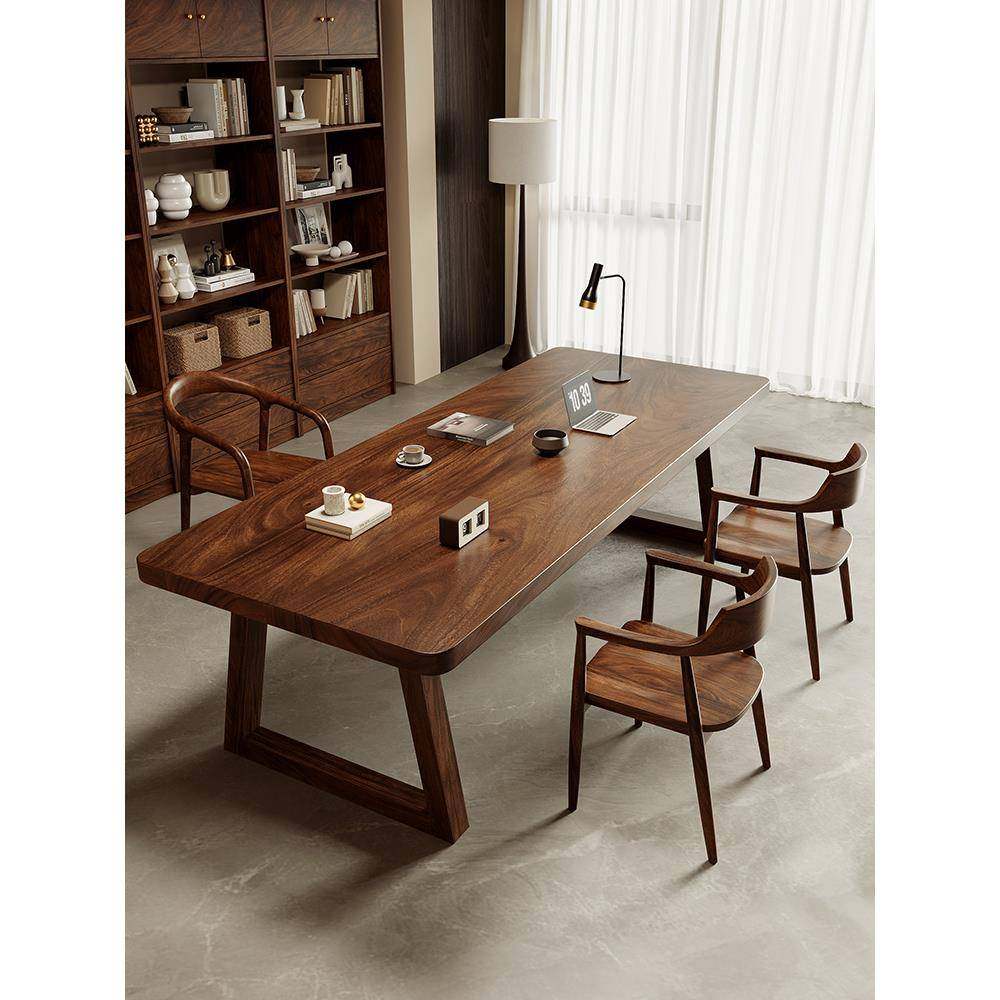 A8L南美胡桃木大长书桌客厅家用实木学习阅览桌书房新中式办公工,自行车/骑行装备/零配件,更多零件/配件,淘宝优惠券,粉丝福利购,淘宝优惠卷