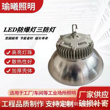 LED防爆灯工厂车间三防灯多规格加油站照明灯防爆投光灯