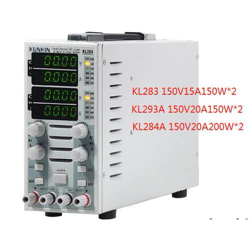 广勤双路电子负载仪KL283/150V15A150W经济型KL293A/150V20A150W