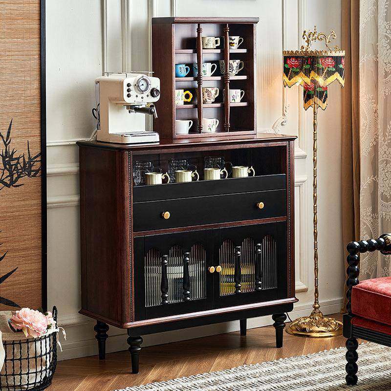 一具一家黑色中古风茶水柜法式复古实木矮餐边柜客厅靠墙储物边柜,金属材料及制品,金属加工件/五金加工件,淘宝优惠券,粉丝福利购,淘宝优惠卷