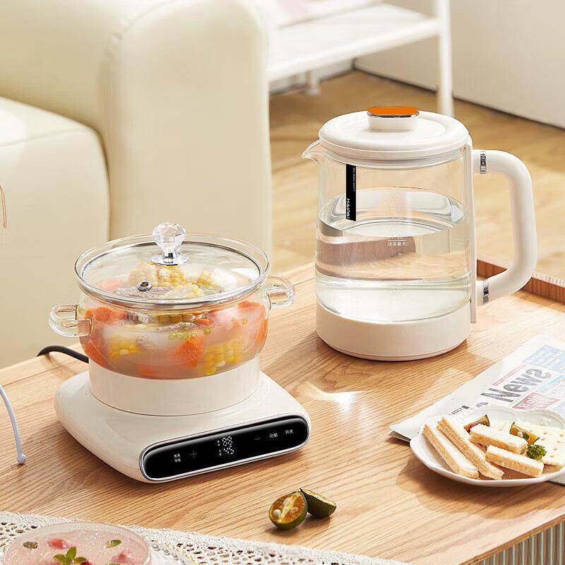 海牌HP-Y15E养生壶套装二合一多功能烧水壶煮花茶电炖杯家用宿舍