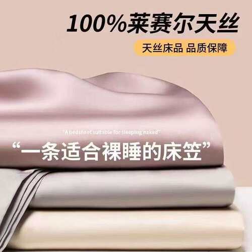 100S兰精天丝床笠单件2025年新款床罩春夏季床垫保护罩a类母婴级