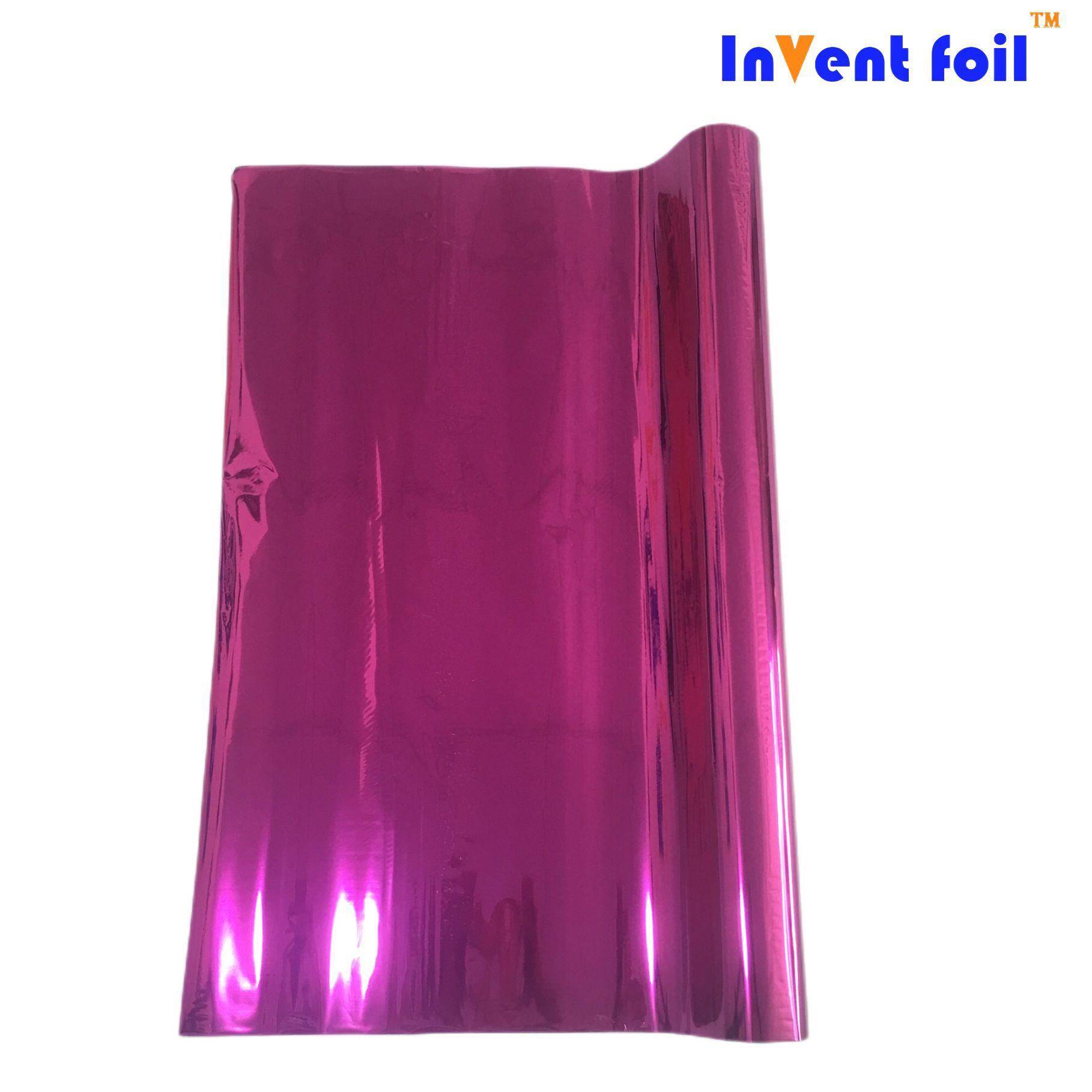 INVENT FOIL玫红烫金膜纸塑通用性价比高颜色齐全电化铝烫金纸