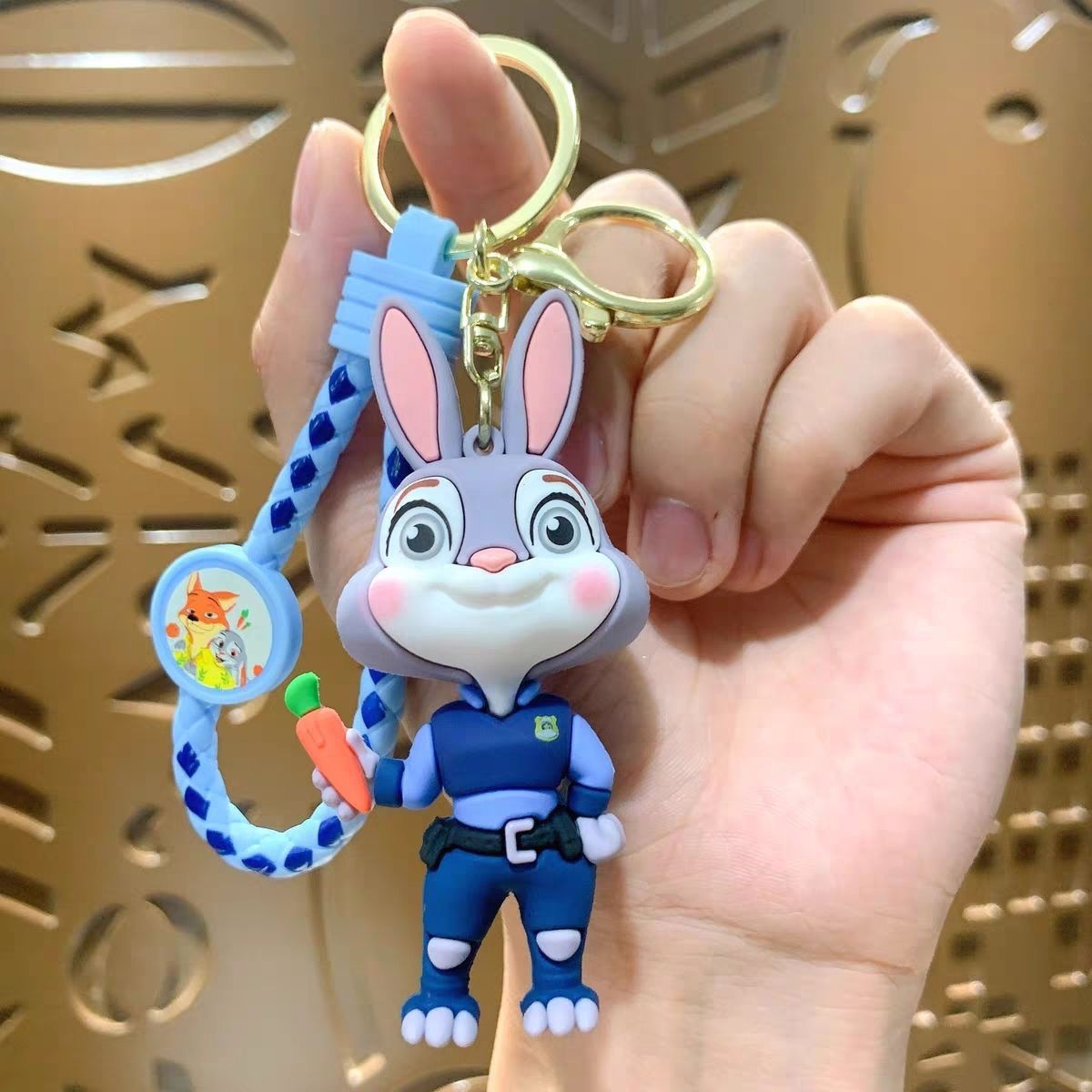 卡通疯狂动物情侣钥匙扣可爱玩偶挂件公仔汽车包包书包挂饰钥匙链
