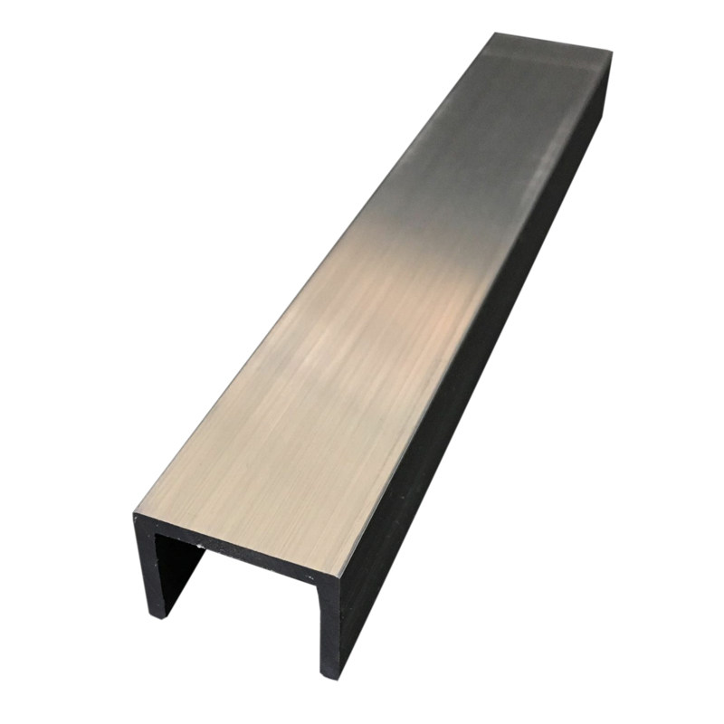 25*25*2.5mm槽铝 U型槽铝25X25X2.5mm铝合金槽铝型材内径20mm凹槽