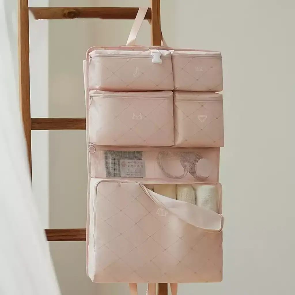 旅行衣服收纳袋短途出差行李箱衣物收纳整理包内衣内裤分装袋便携