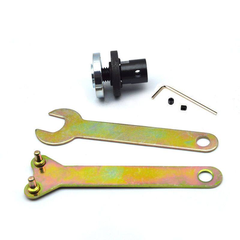 角磨机配件大全M10锯片连接杆775电机锯片夹角磨机砂轮抛光盘磨杆